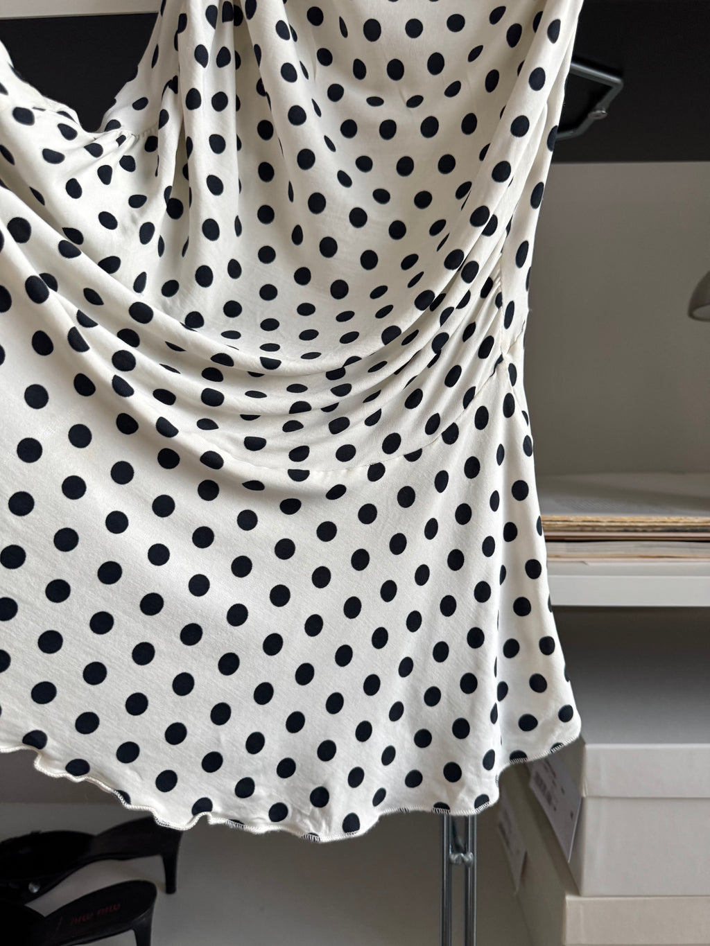 Puantiyeli Straplez Tunik