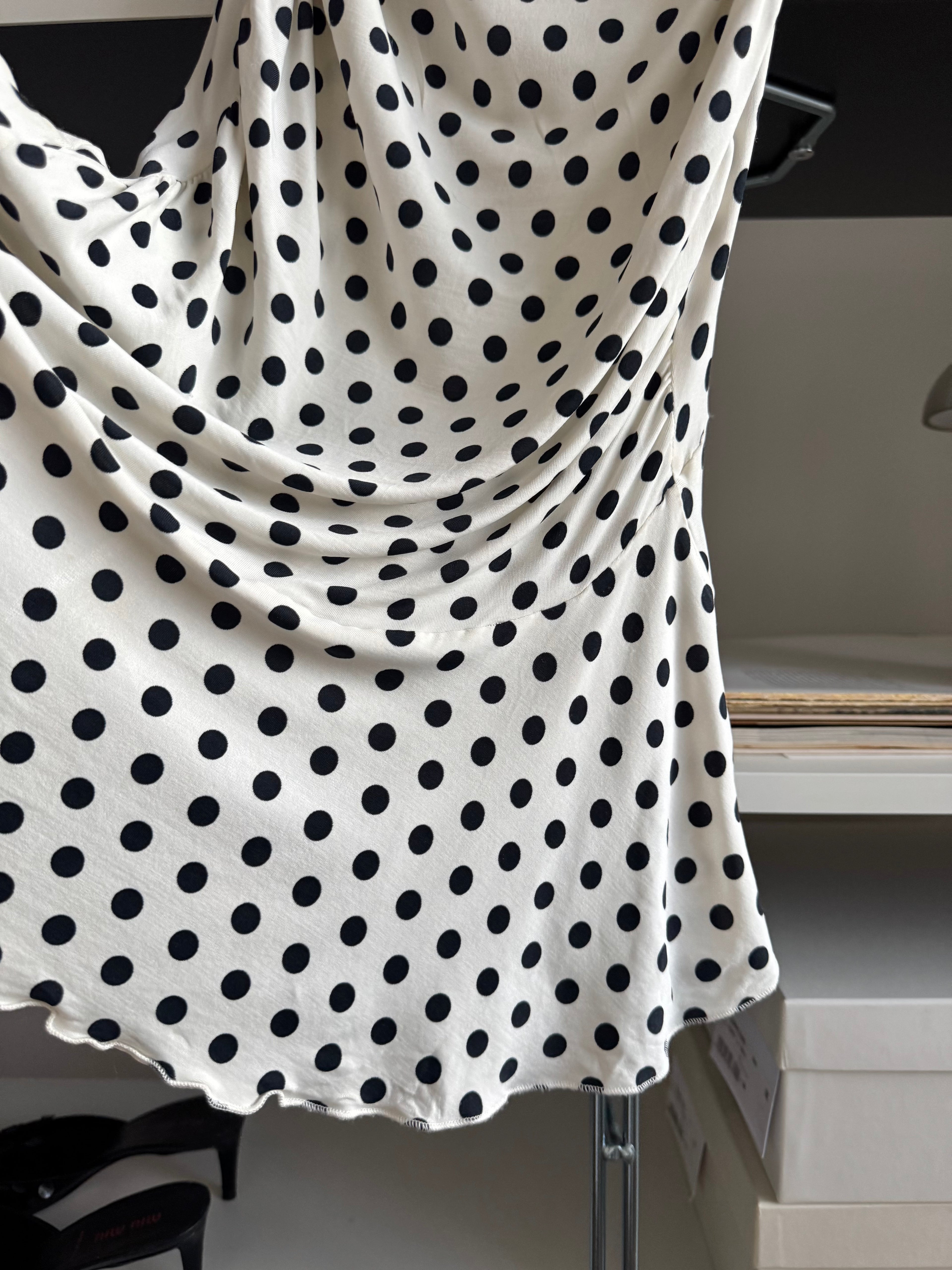 Puantiyeli Straplez Tunik