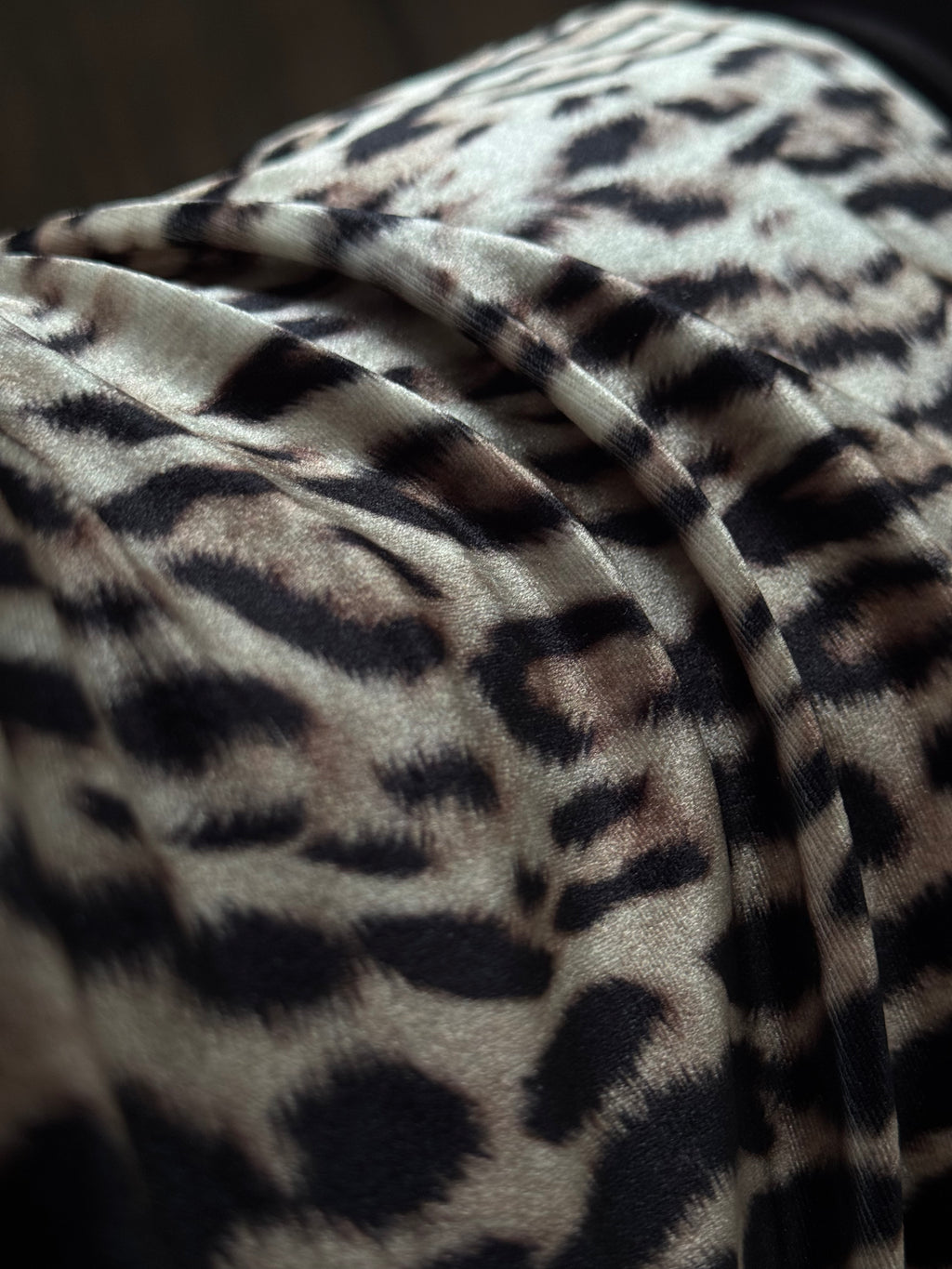 Leopard Print Turtleneck Sweater