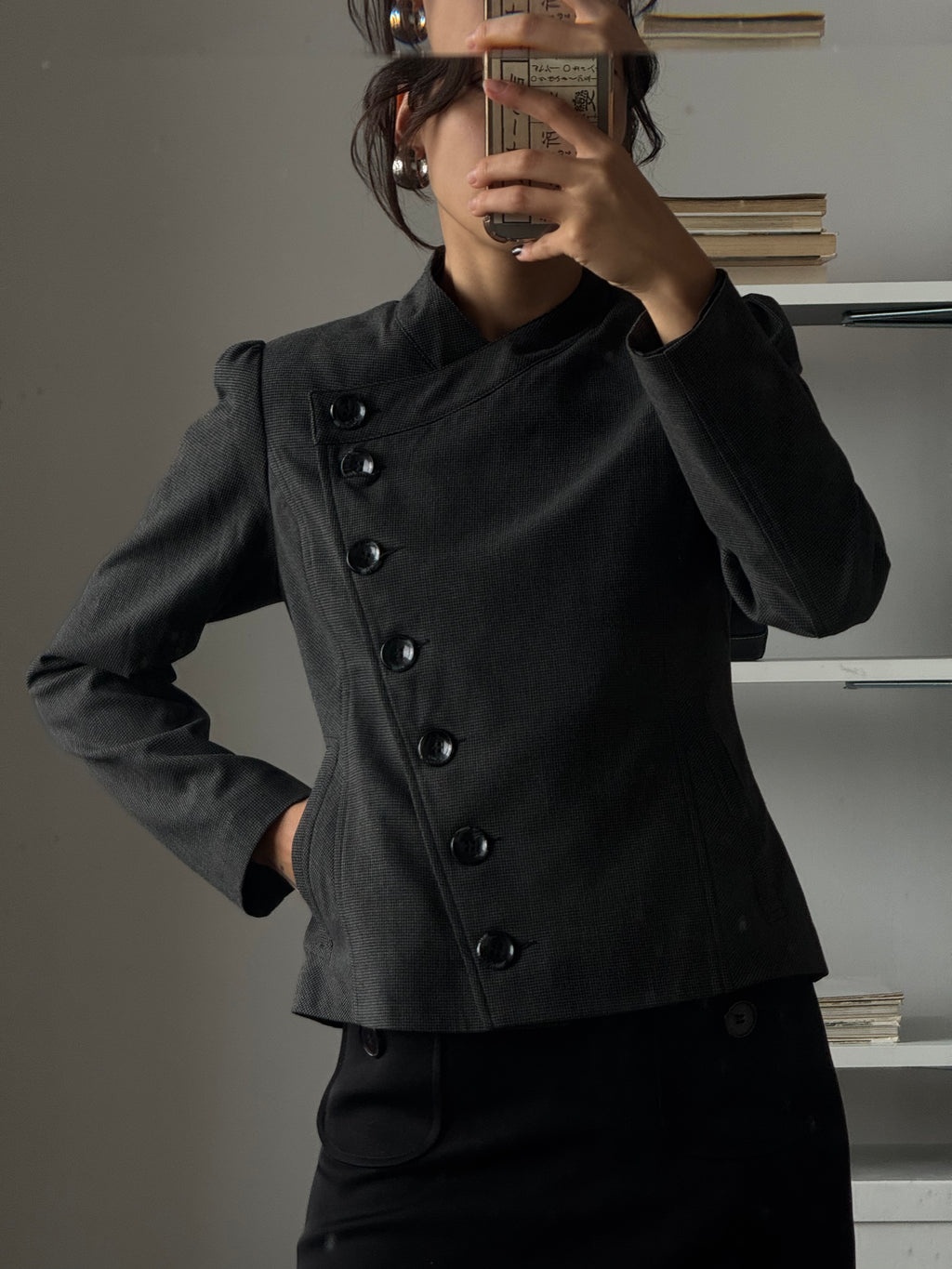 Button Detail Jacket