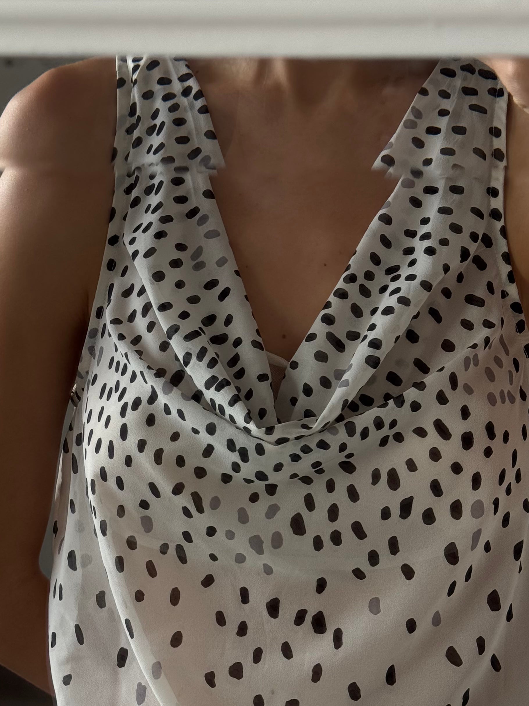 V-neck Chiffon Blouse