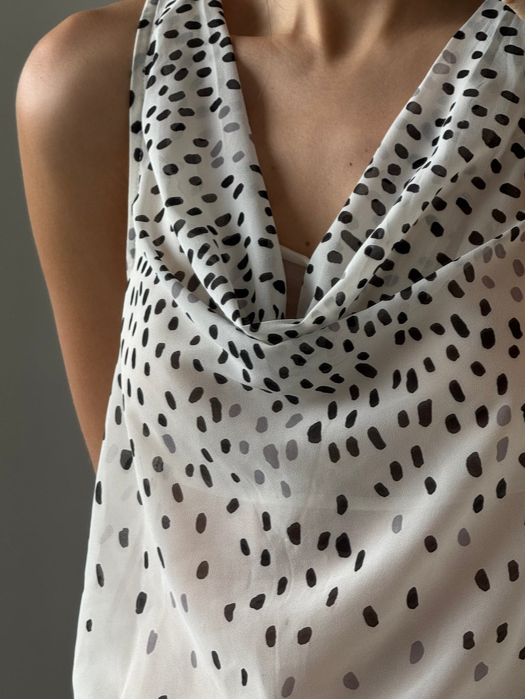 V-neck Chiffon Blouse