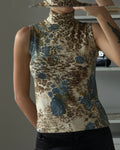 Leopard Sleeveless Blouse