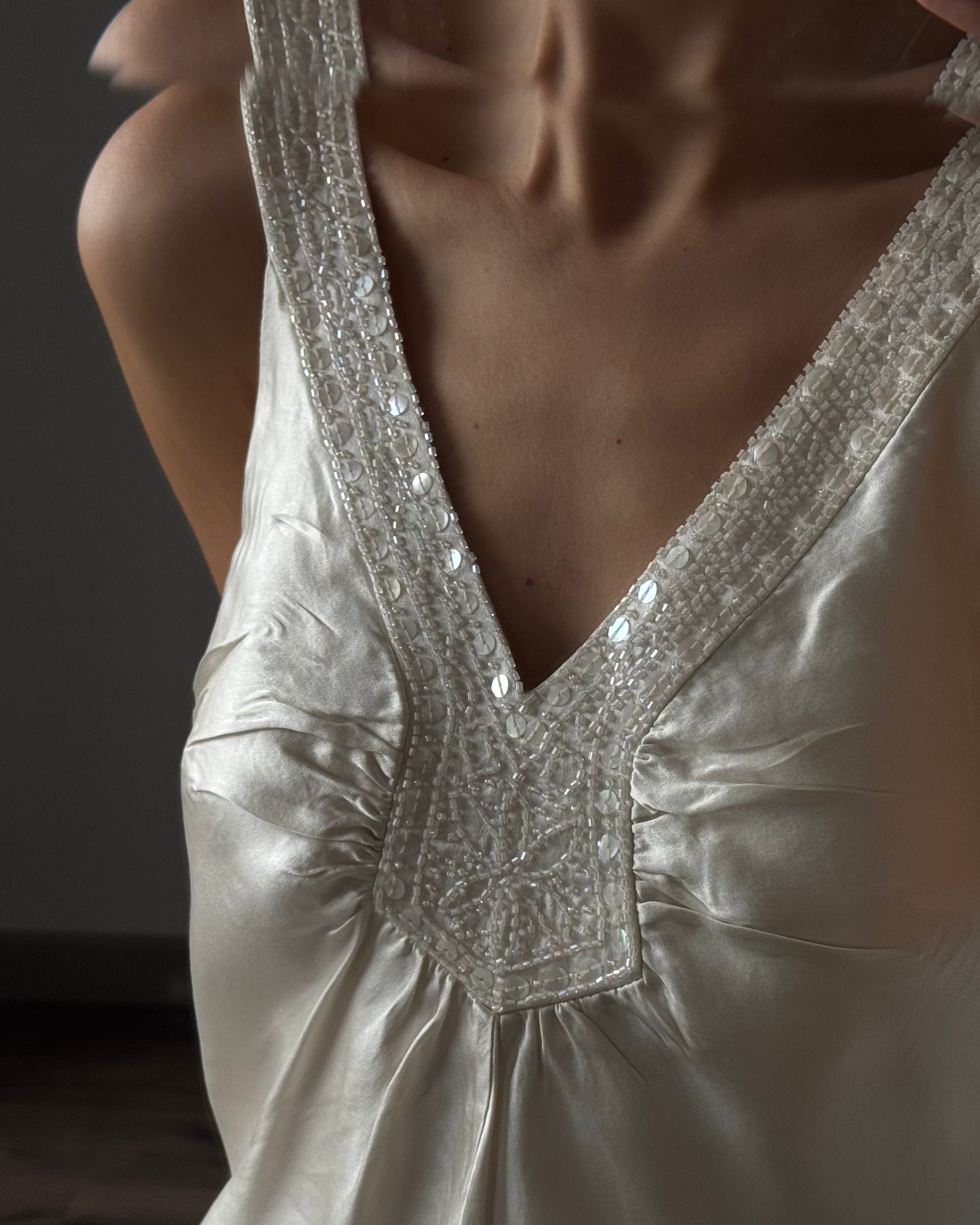 Embroidered Silk Blouse