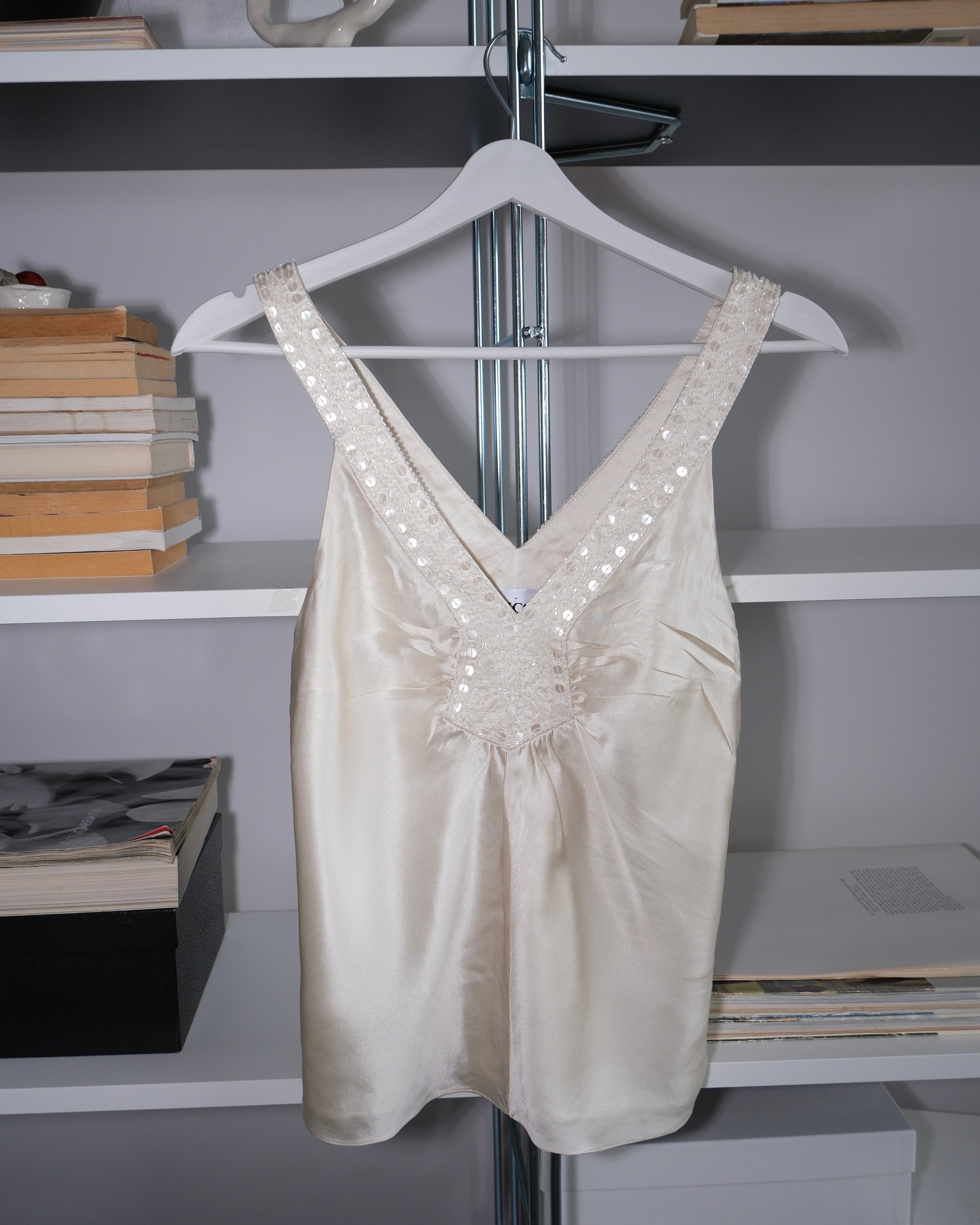 Embroidered Silk Blouse