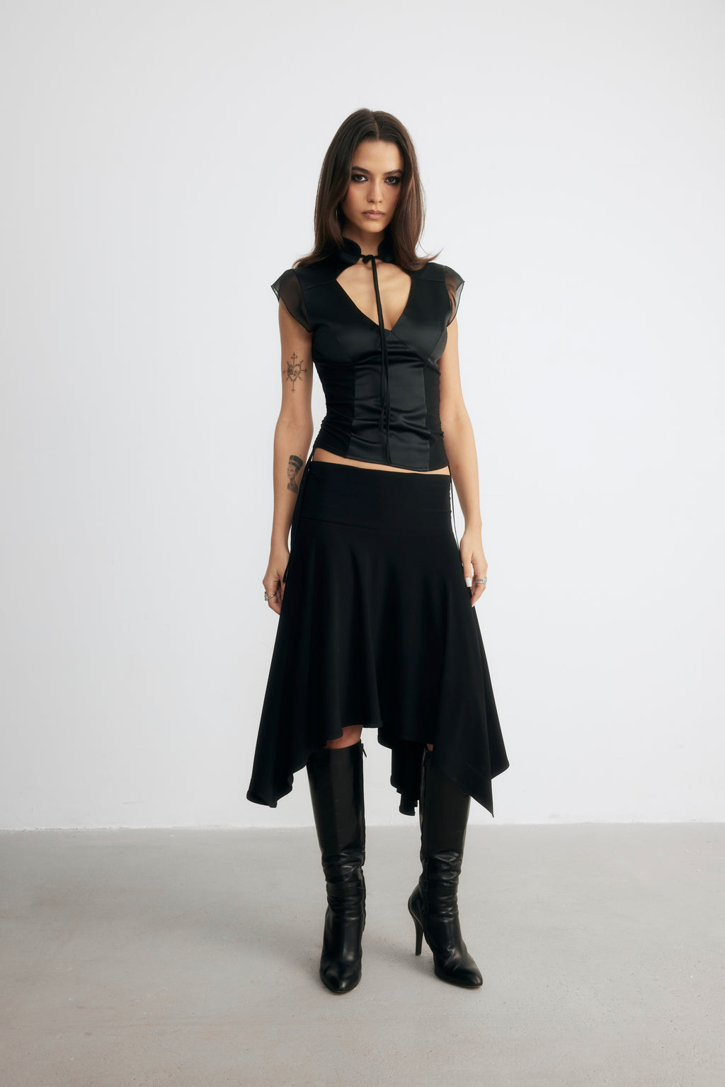 Mona Satin Blouse