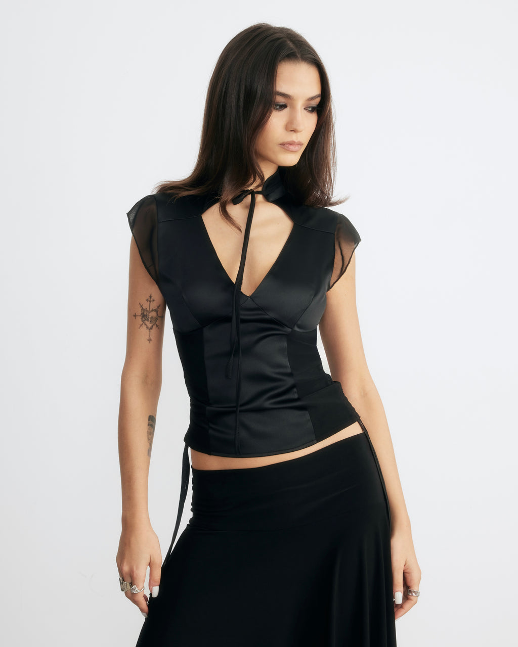 Mona Satin Blouse