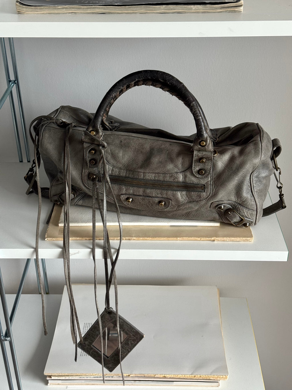 Balenciaga Twiggy Deri Çanta