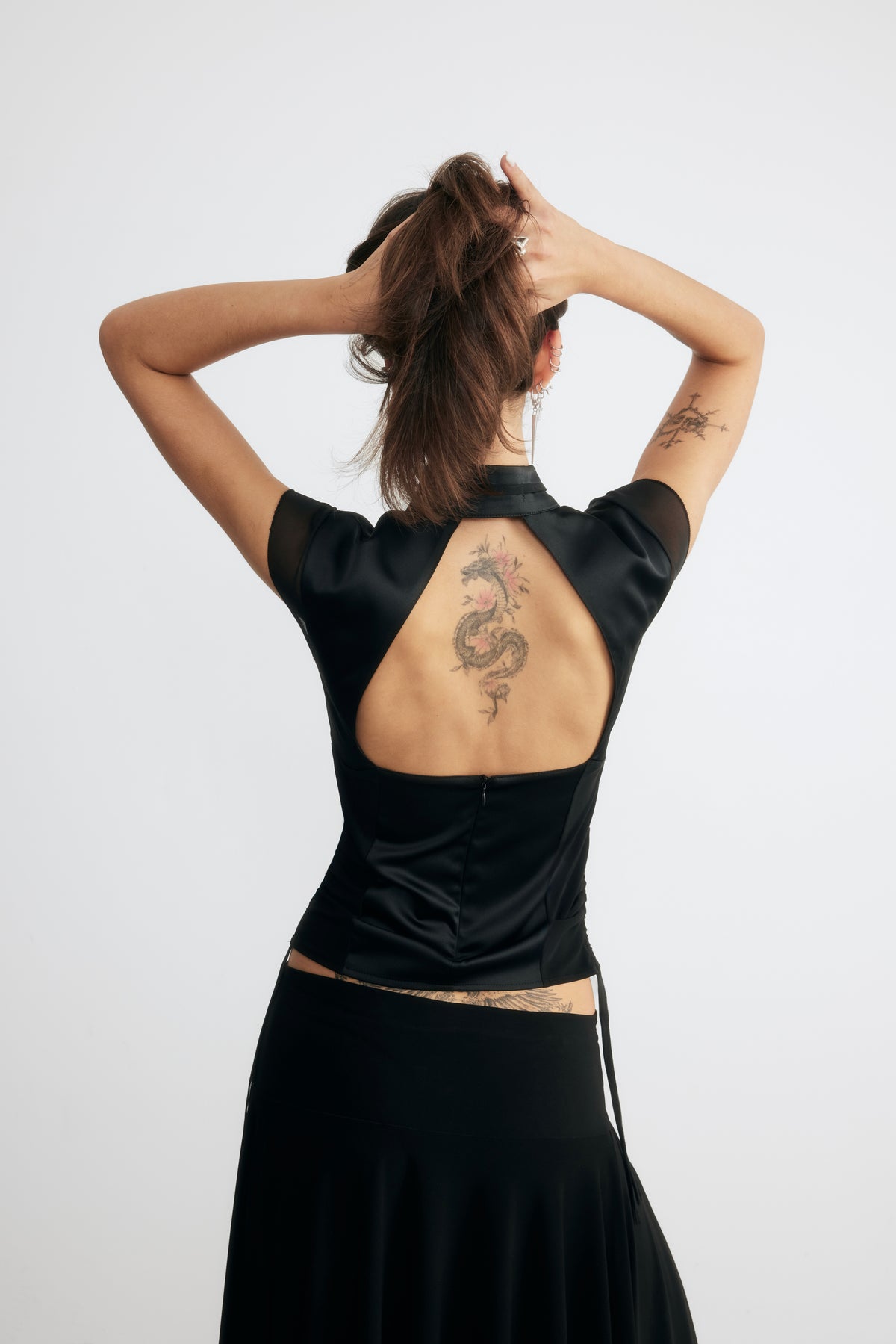Mona Satin Blouse