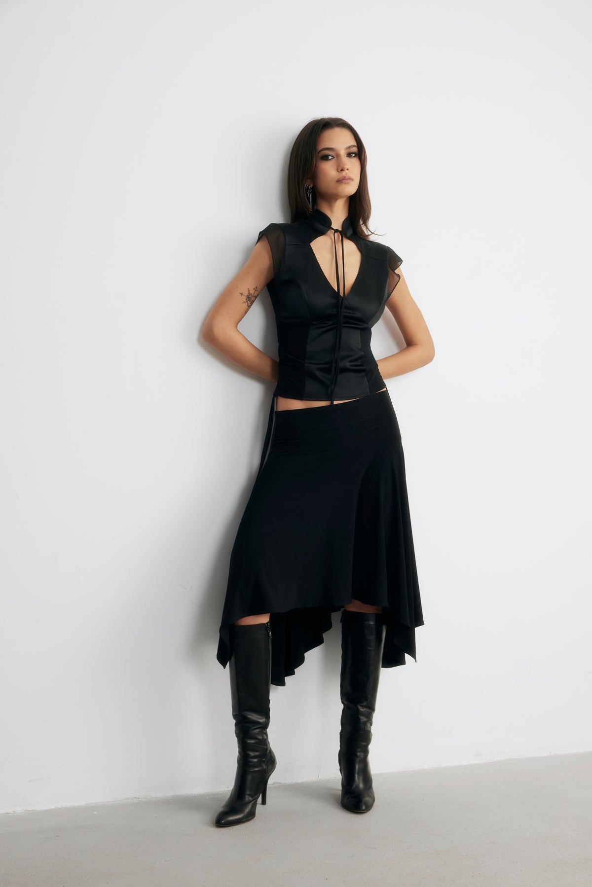 Mona Satin Blouse