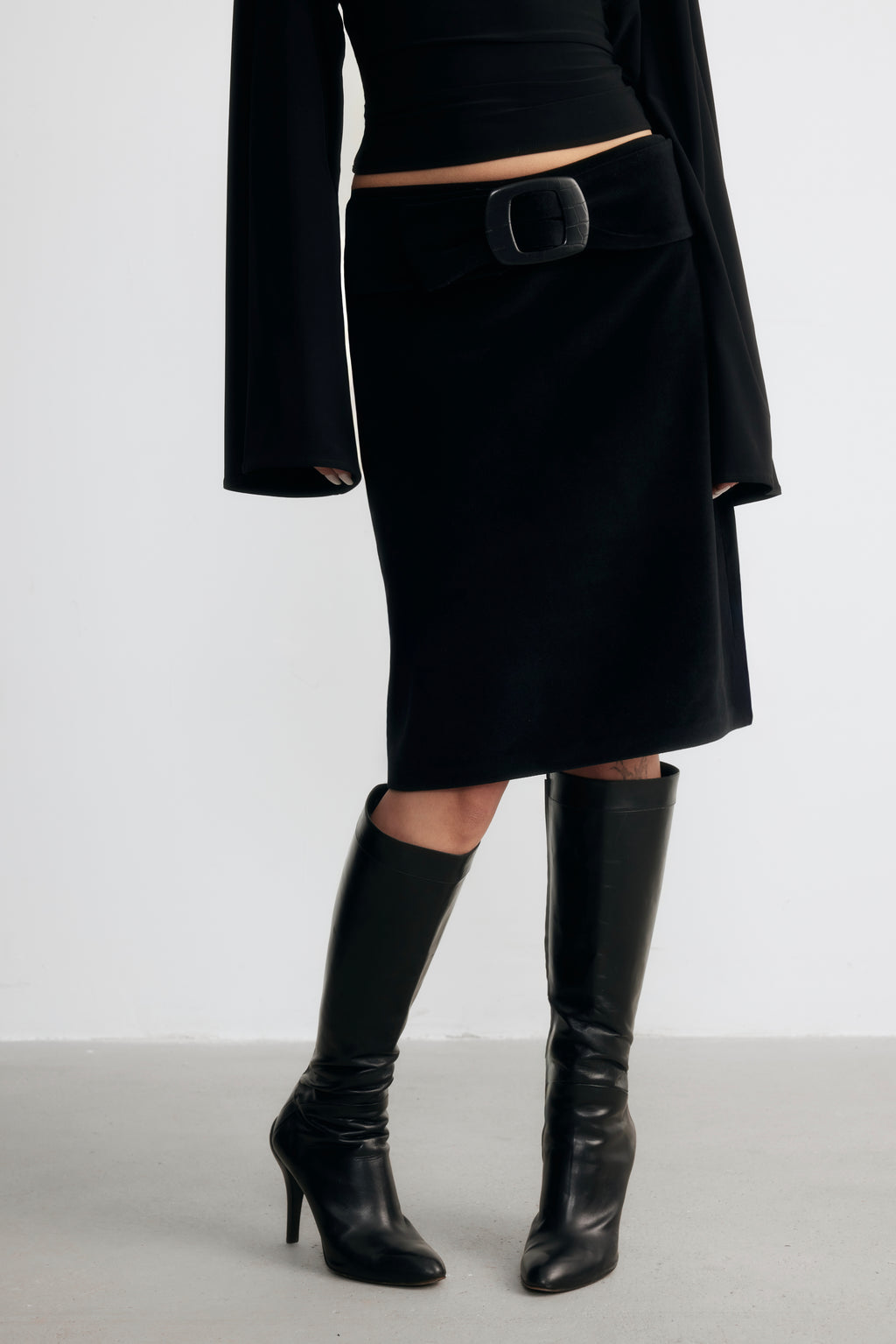Ramon Midi Velvet Skirt