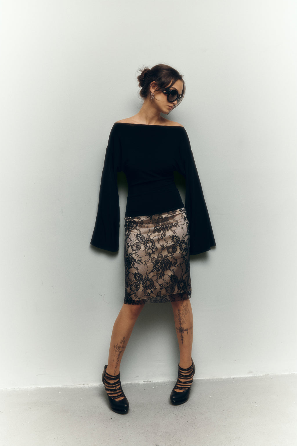 Harness Lace Skirt