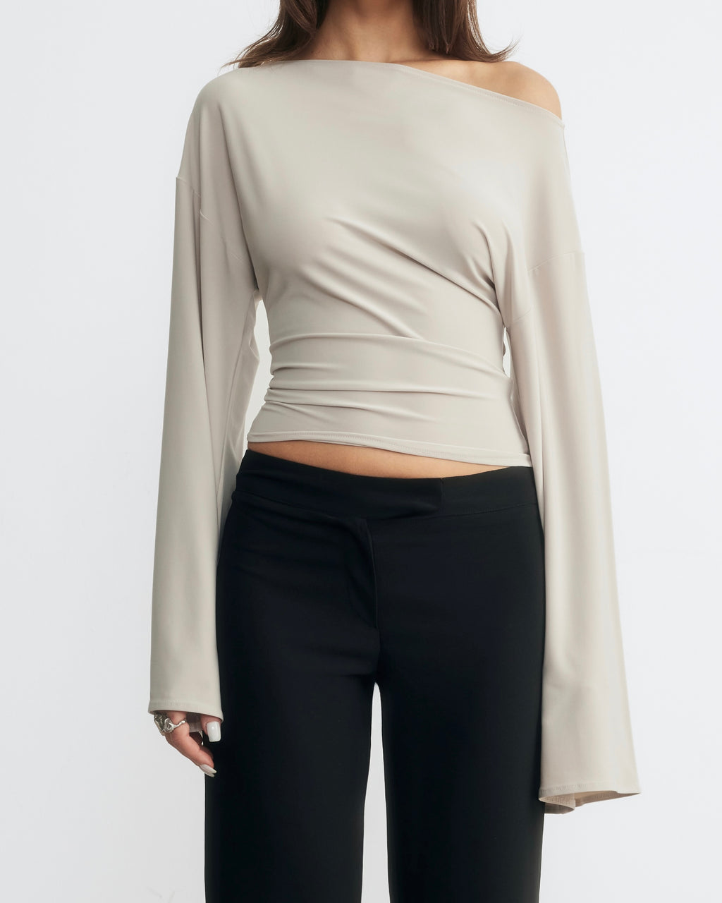 Adel Wide-Sleeve Blouse