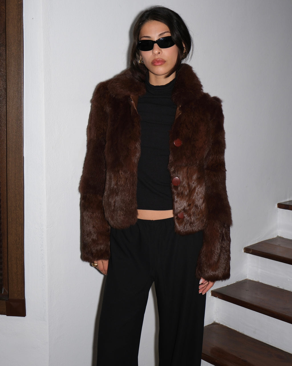 Kısa Kahverengi Kürk