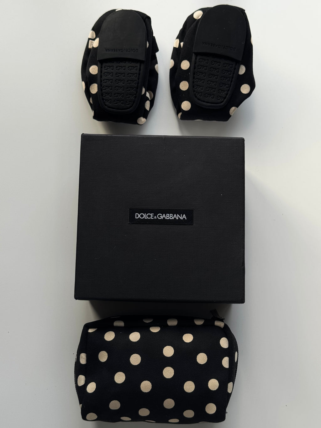 Dolce&Gabbana Puantiyeli Babet