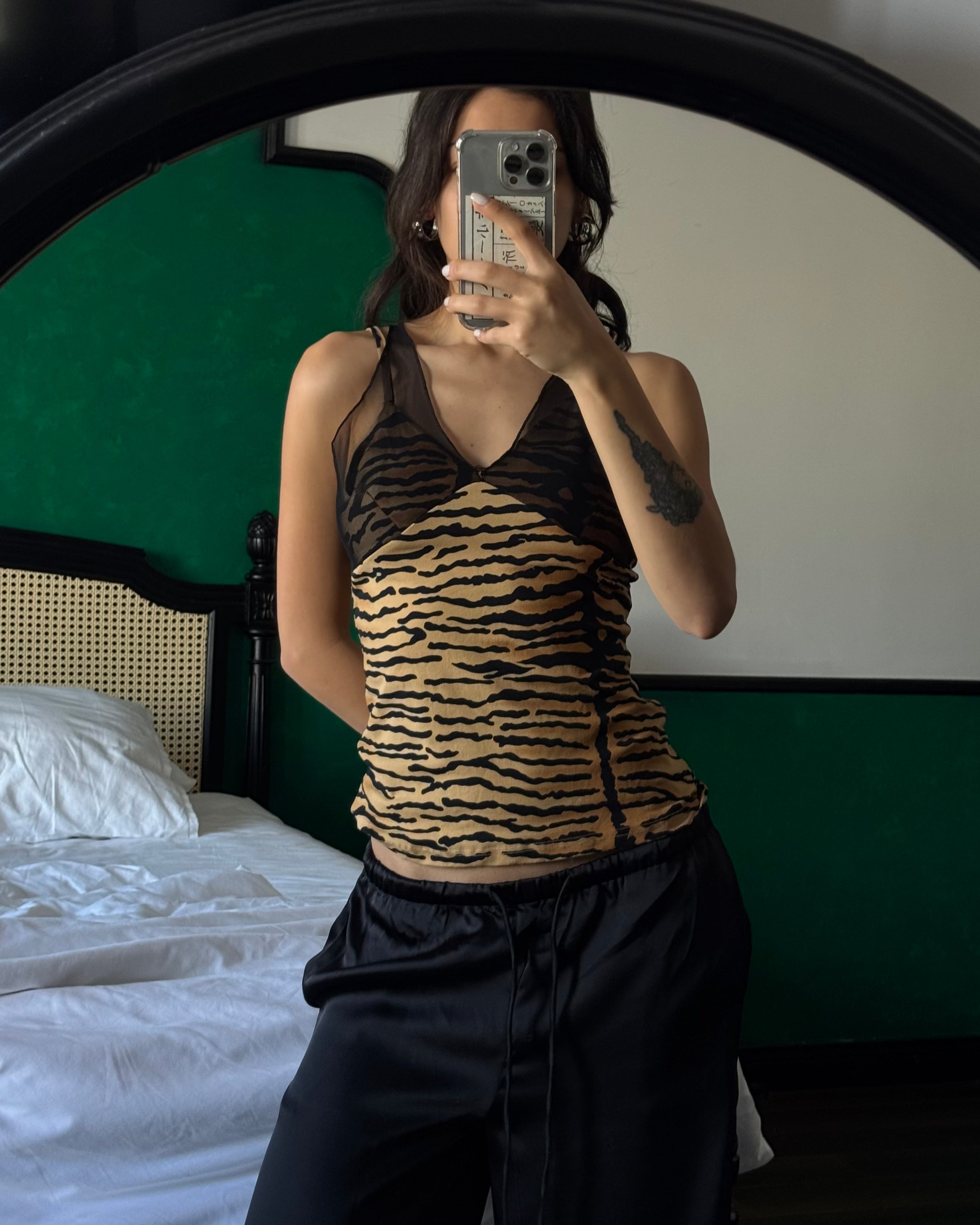 Tiger Print Bustier