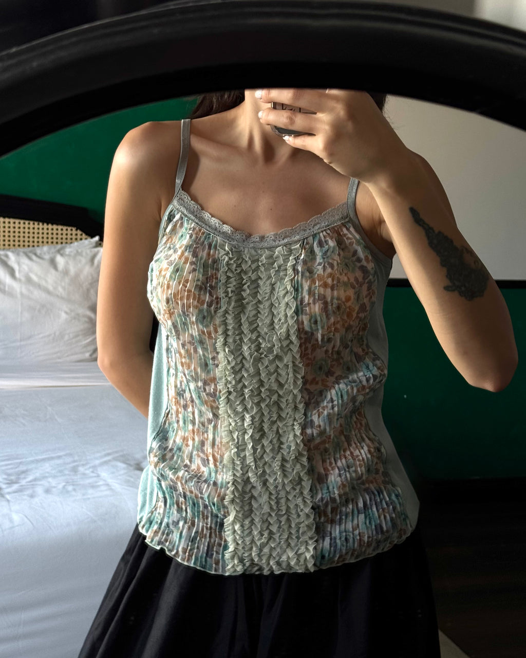 Blouse with Floral Details