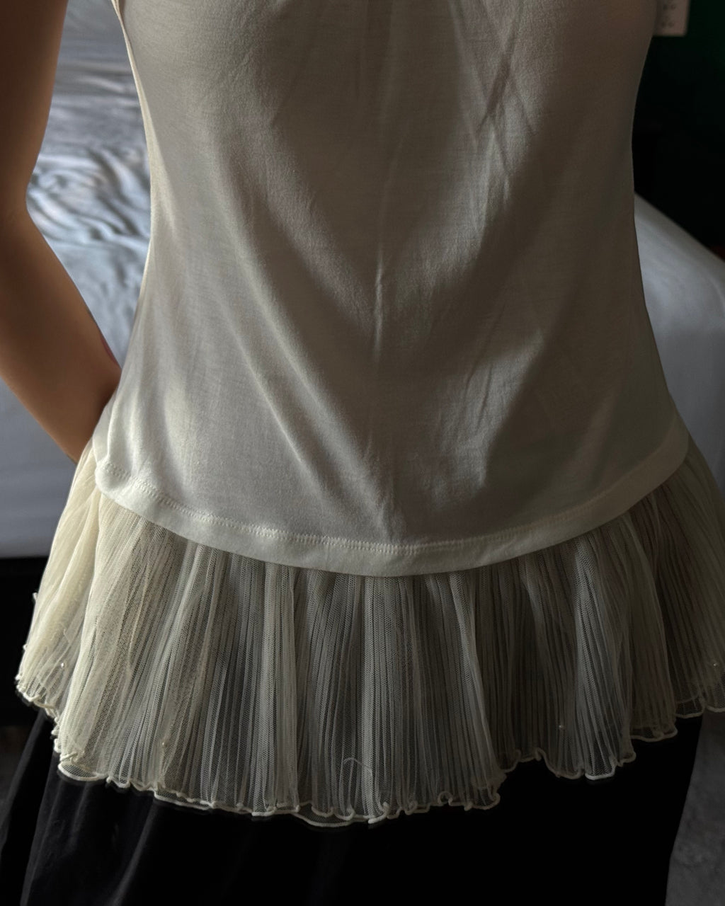 Blouse with Pleated Detail