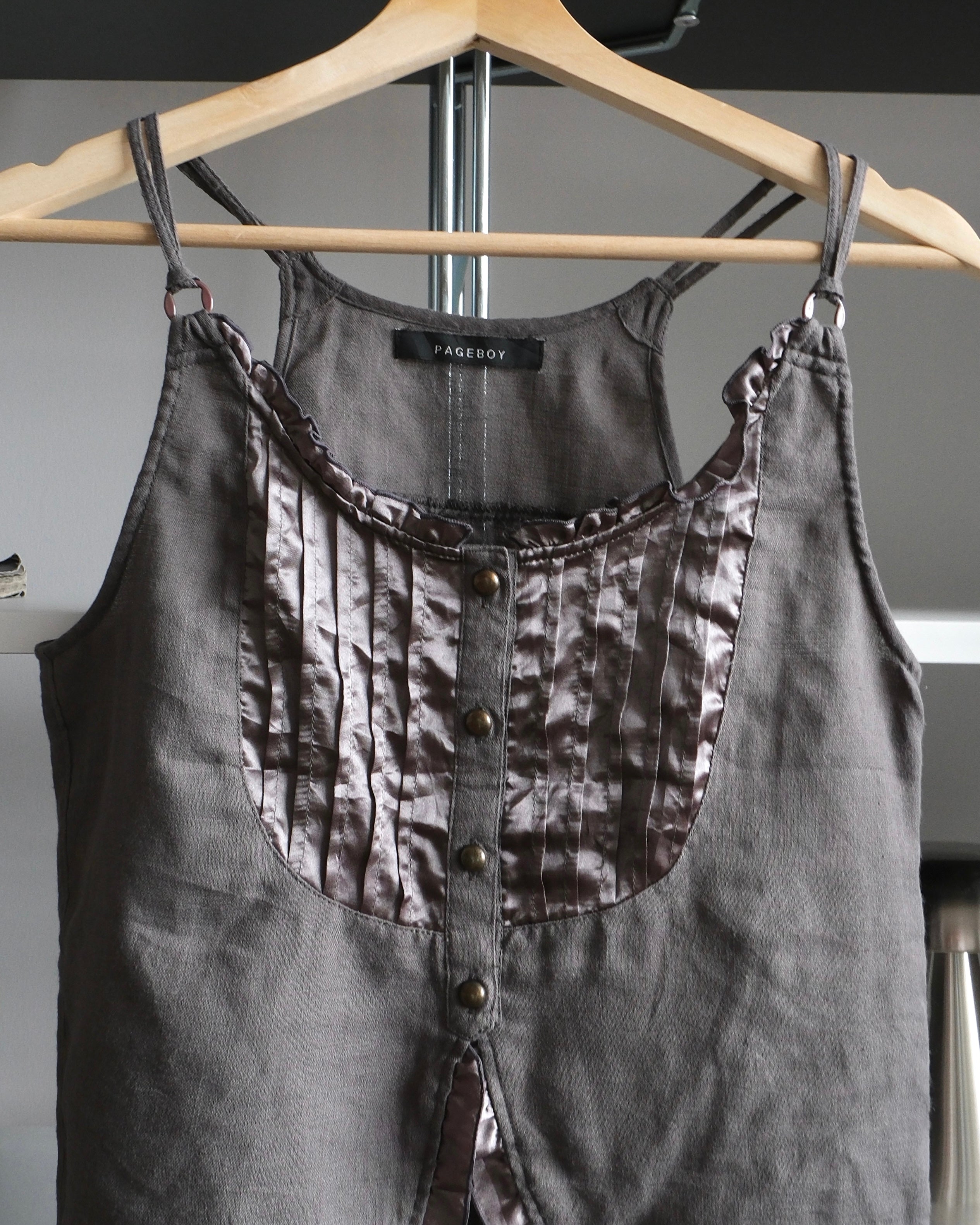 Buttoned Grey Blouse