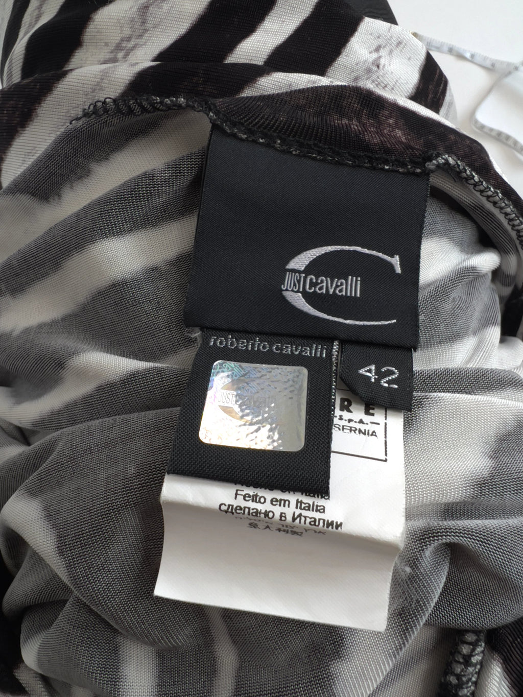 Zebra Patterned Roberto Cavalli Blouse
