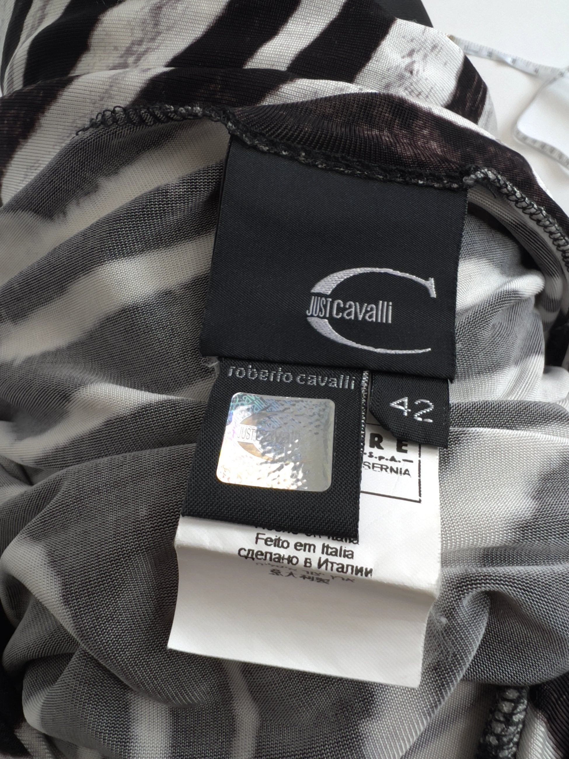 Zebra Patterned Roberto Cavalli Blouse