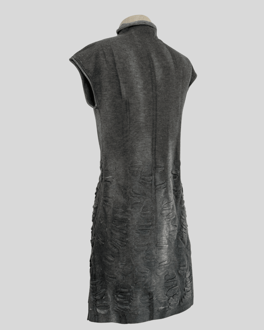 Wool Blend Gray Dress