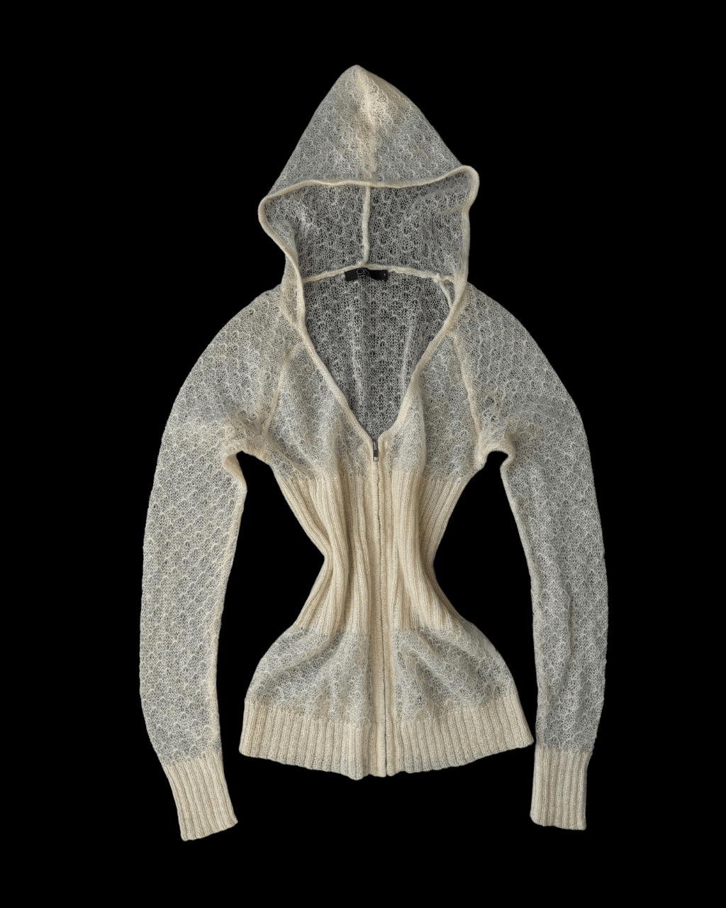 Hooded Knitted Cardigan