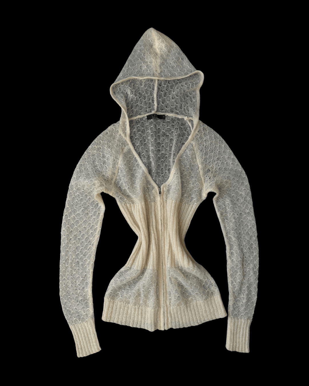 Hooded Knitted Cardigan