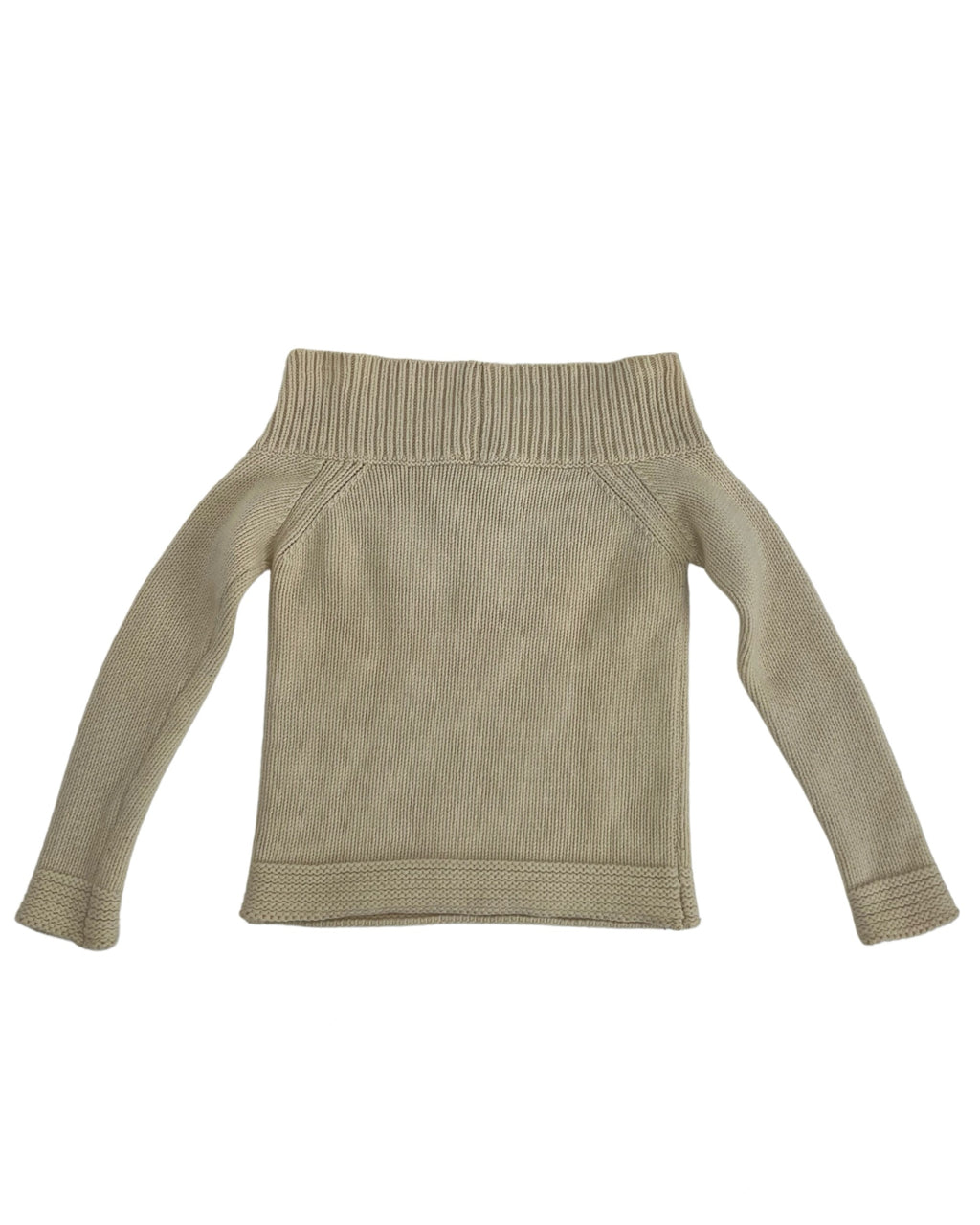 Blumarin Boat Neck Cream Sweater