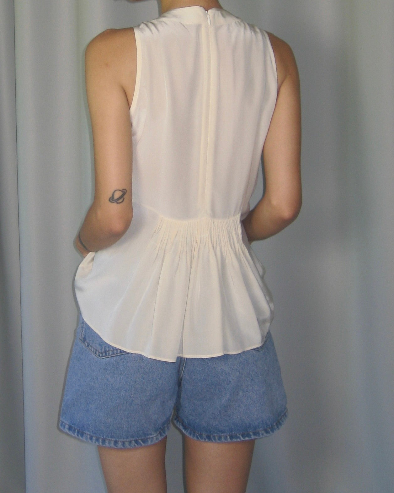 Moschino Taşlı İpek Bluz