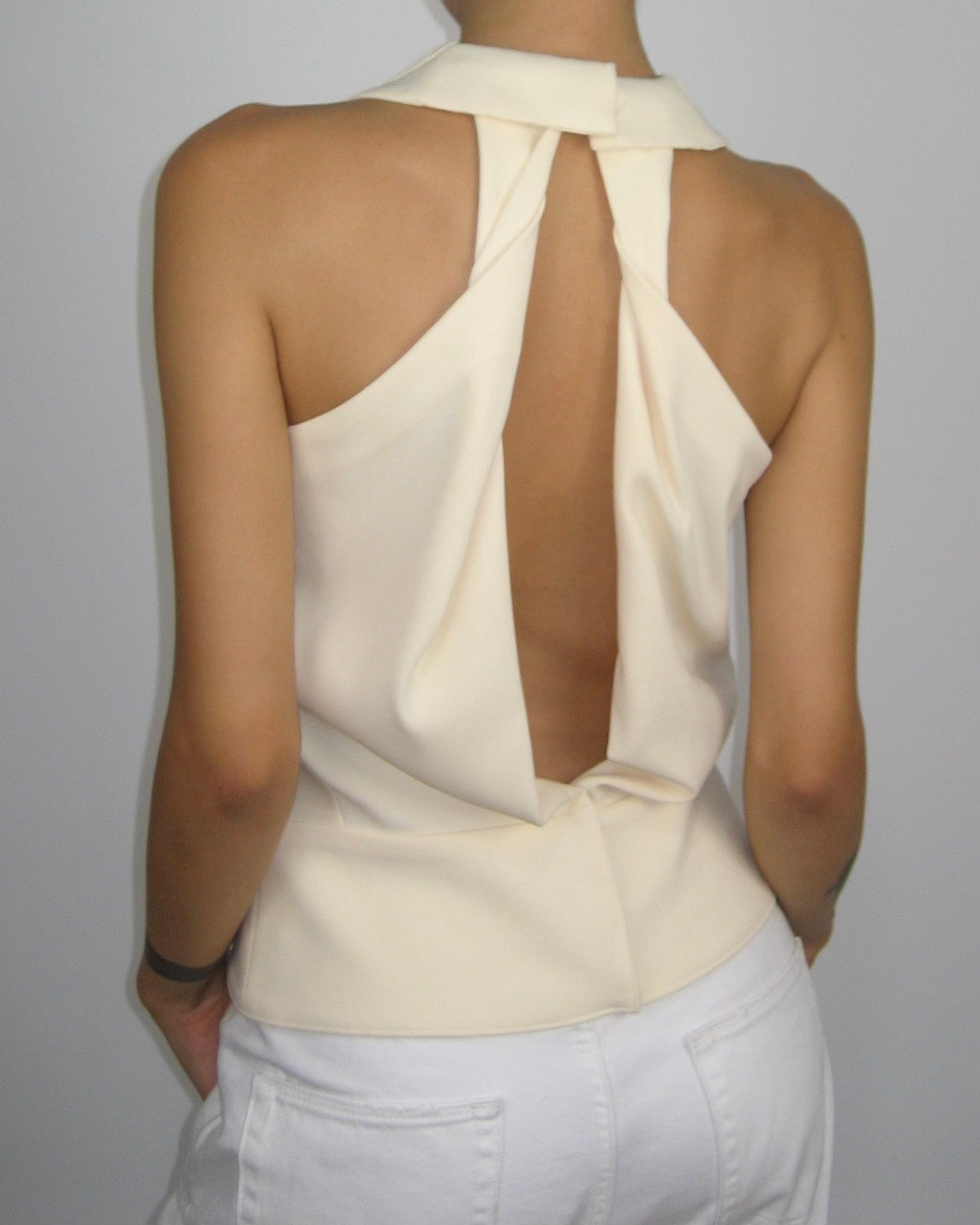 Balenciaga Cream Blouse