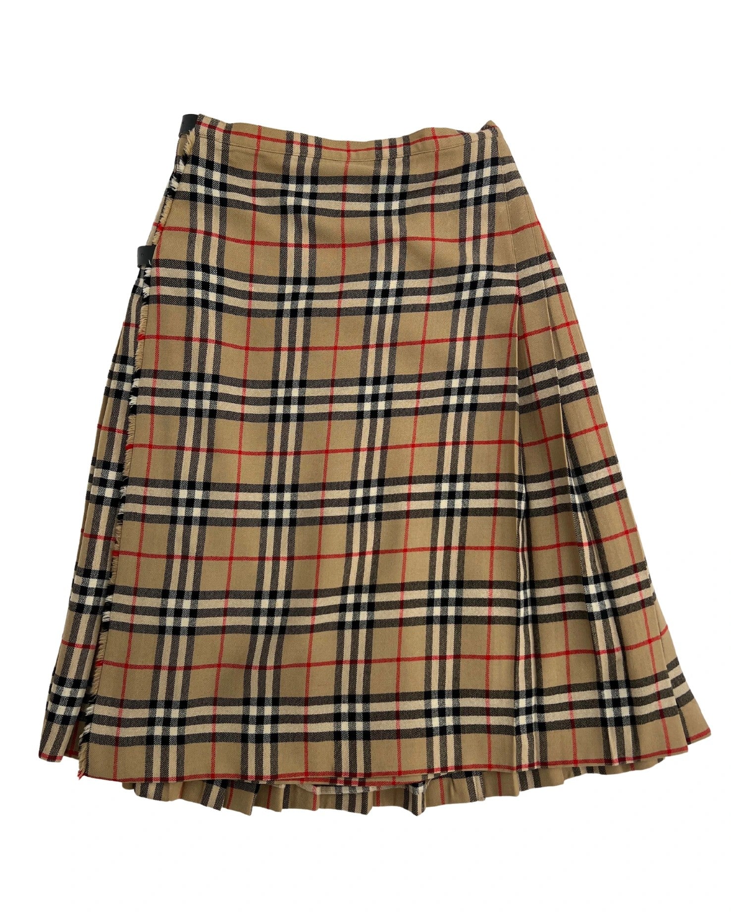 Burberry Pleated Long Skirt – Clossue