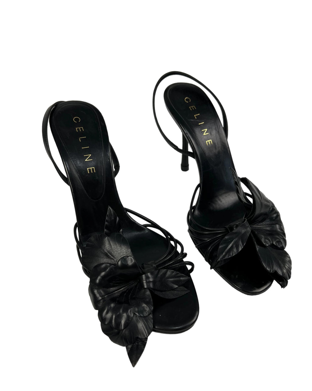 Celine Floral Heeled Sandals