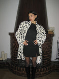 Dalmatian Patterned Plush Fur