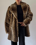 Leopard Print Plush Fur