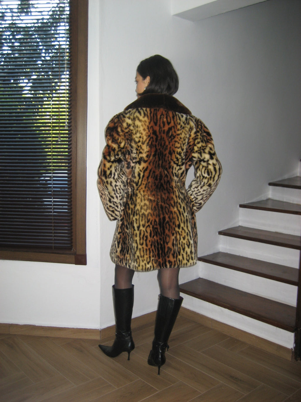 Leopar Peluş Kürk