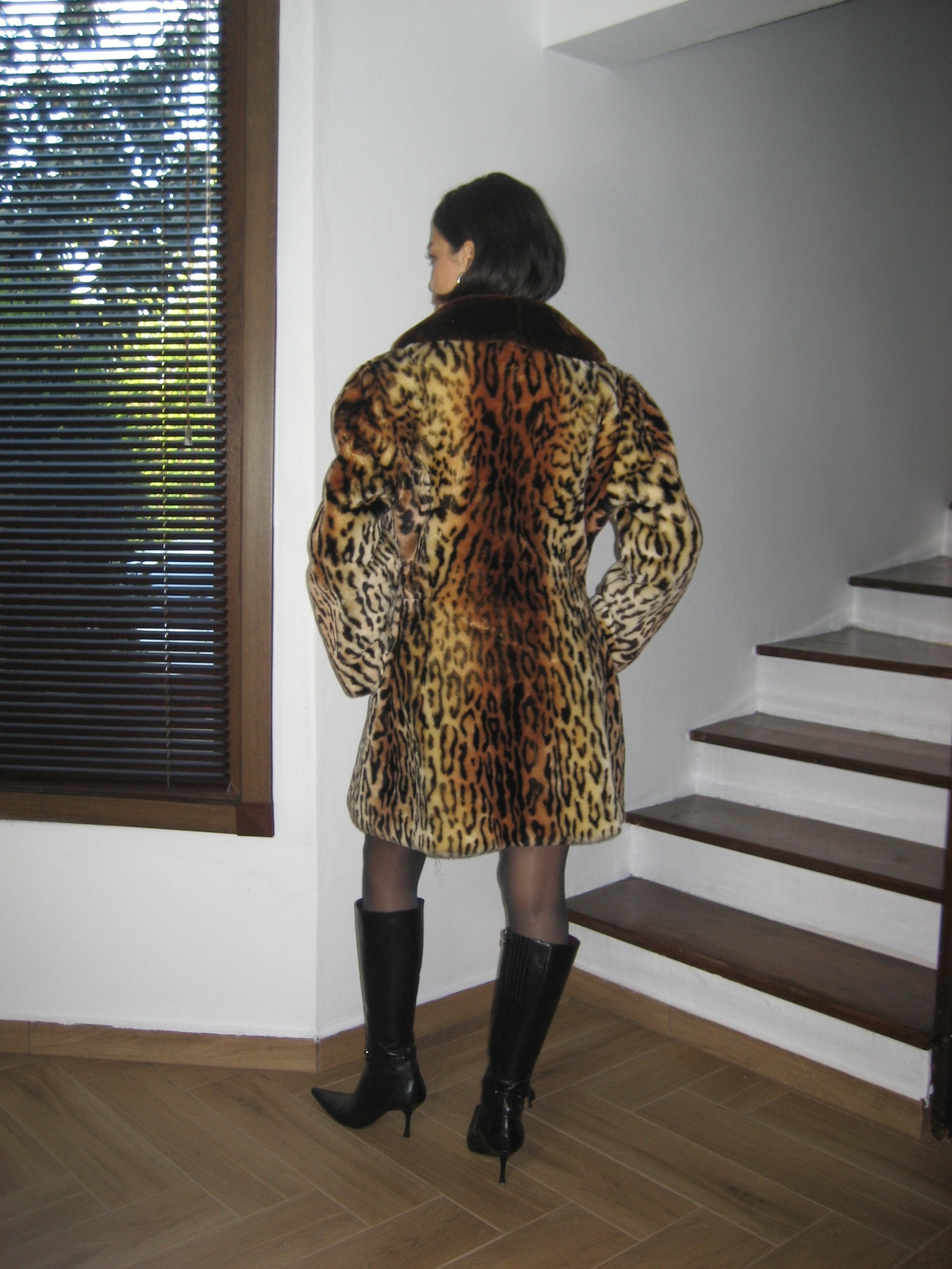 Leopar Peluş Kürk