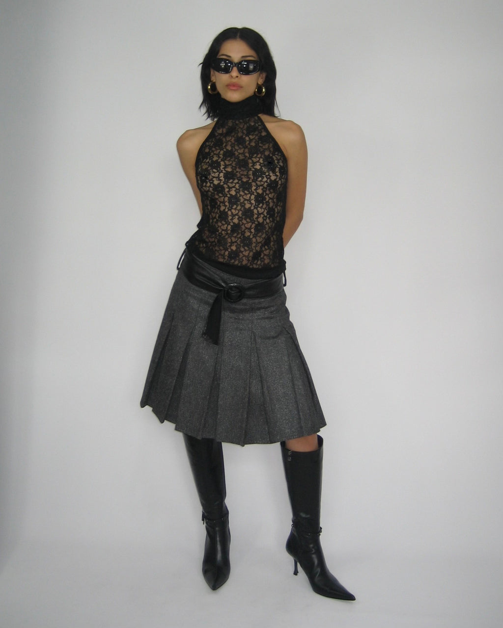 Lace Half Sleeve Blouse