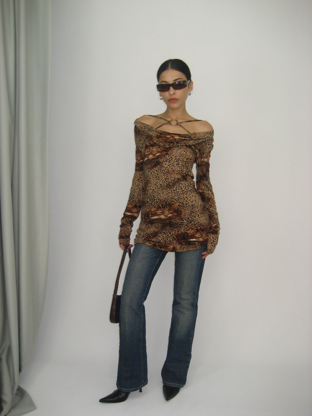 Vintage Leopar Tunik