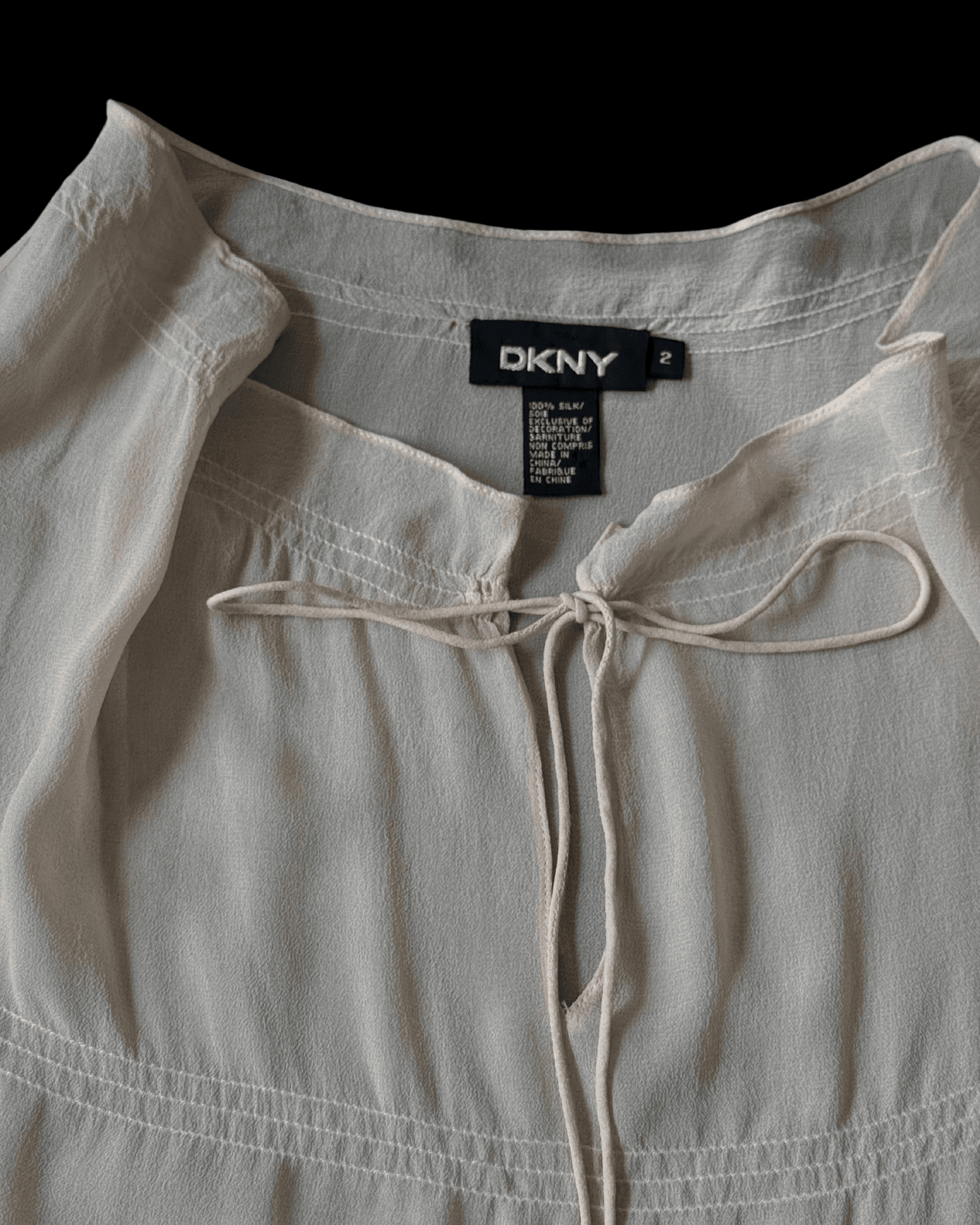 DKNY Silk Loose Blouse