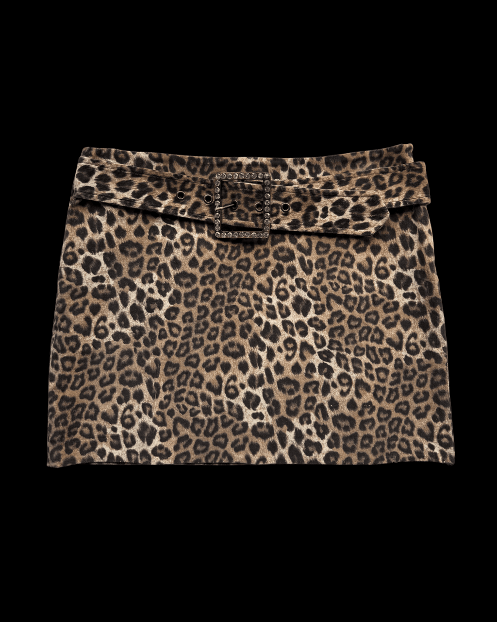 Leopar Desenli Etek