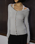 Gray Cardigan