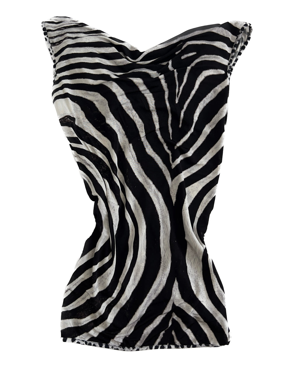 Zebra Patterned Roberto Cavalli Blouse