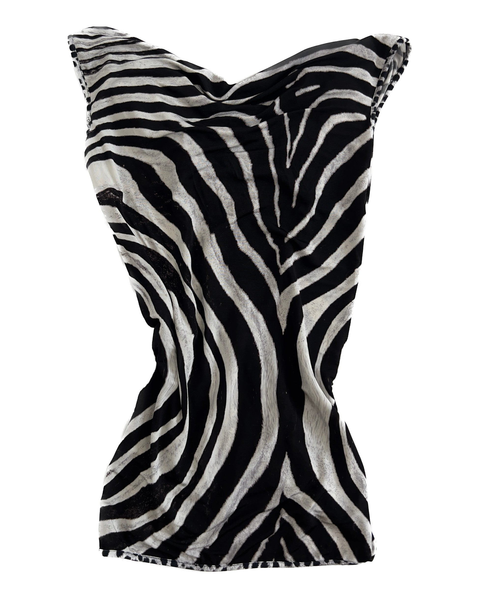Zebra Patterned Roberto Cavalli Blouse