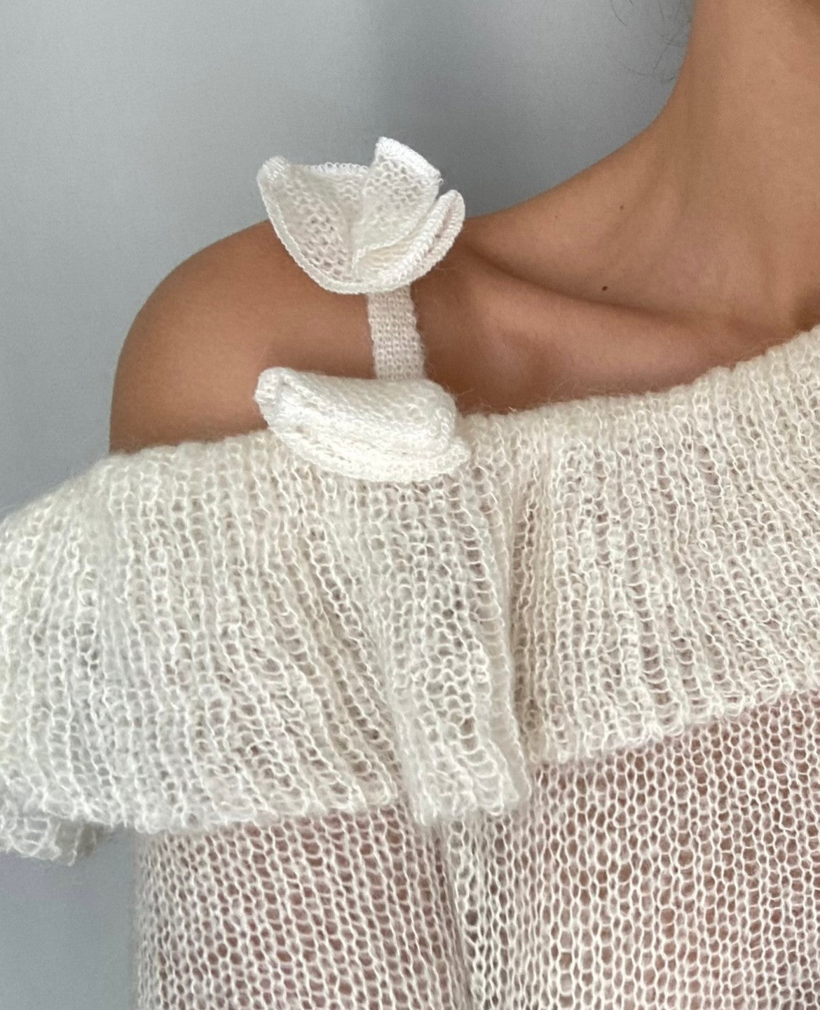 Single Strap Knitted Sweater