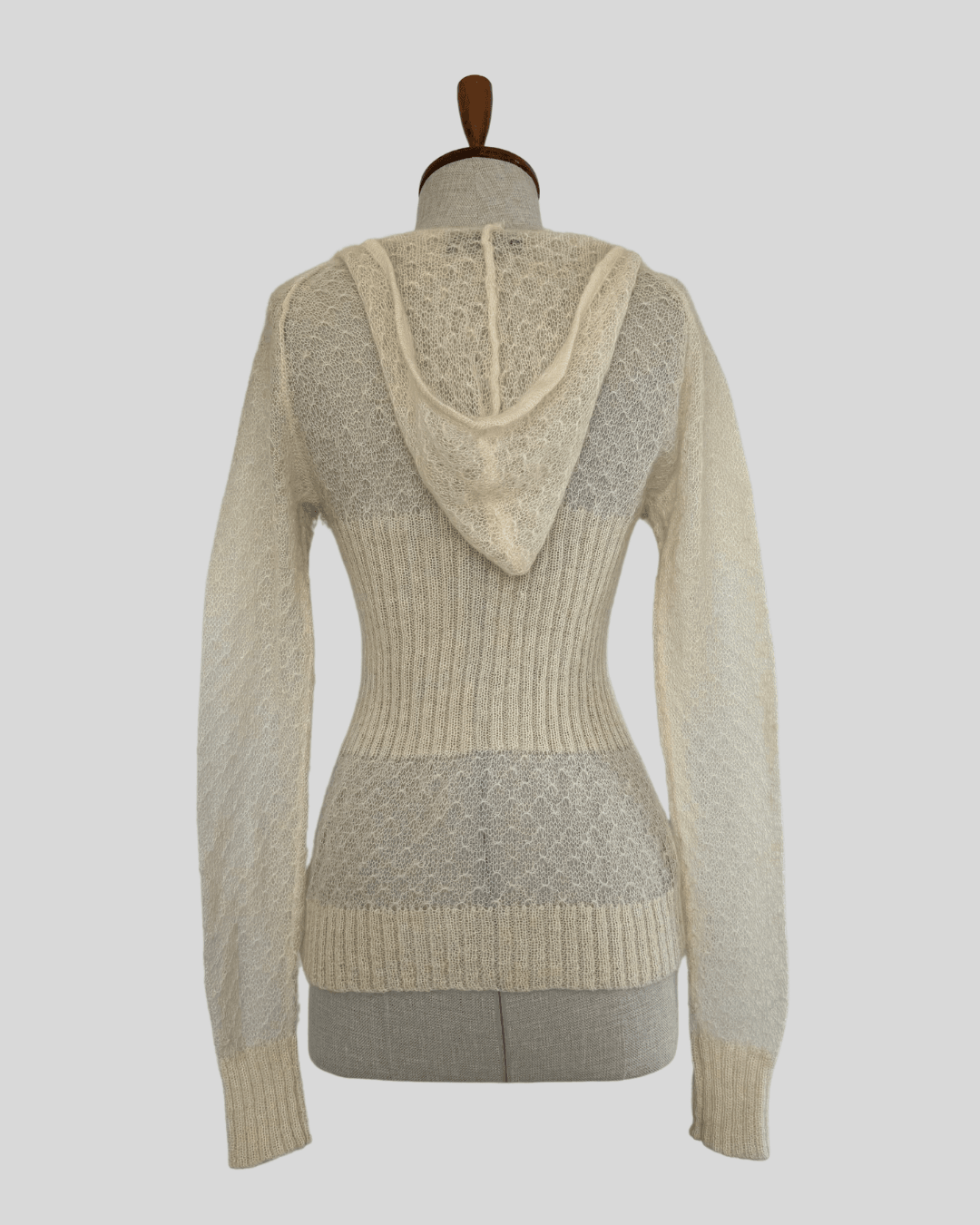 Hooded Knitted Cardigan