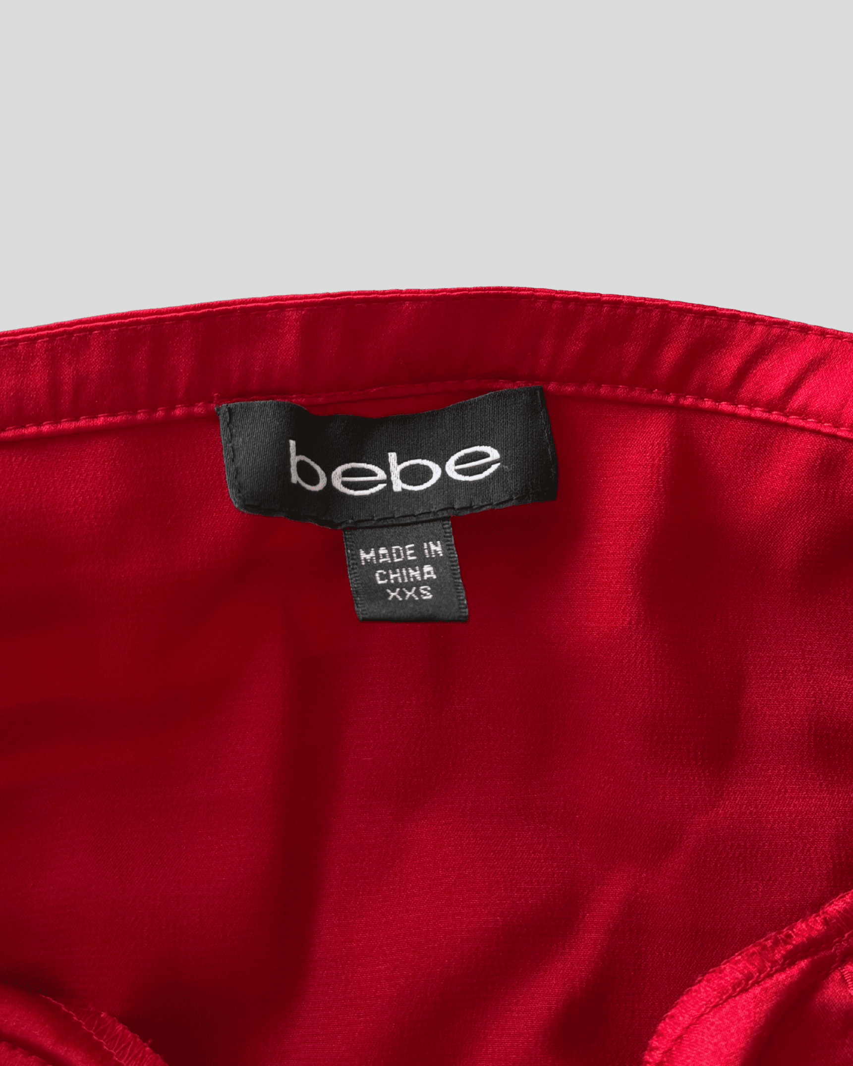 Bebe Kırmızı İpek Büstiyer