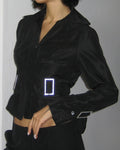 Shirt with Buckle Detail