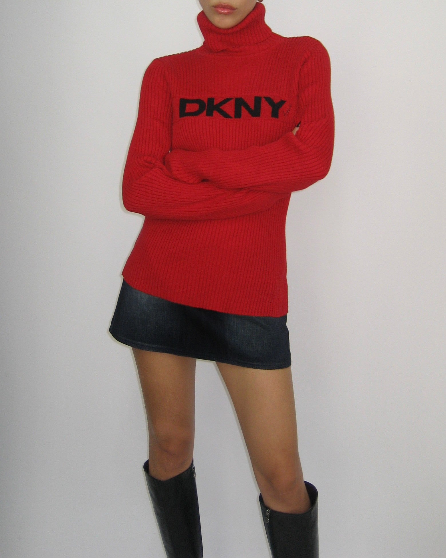 DKNY Red Sweater