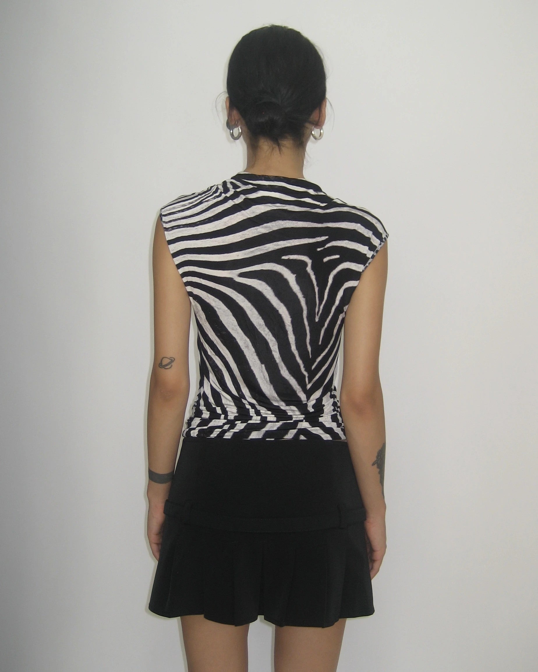 Zebra Patterned Roberto Cavalli Blouse